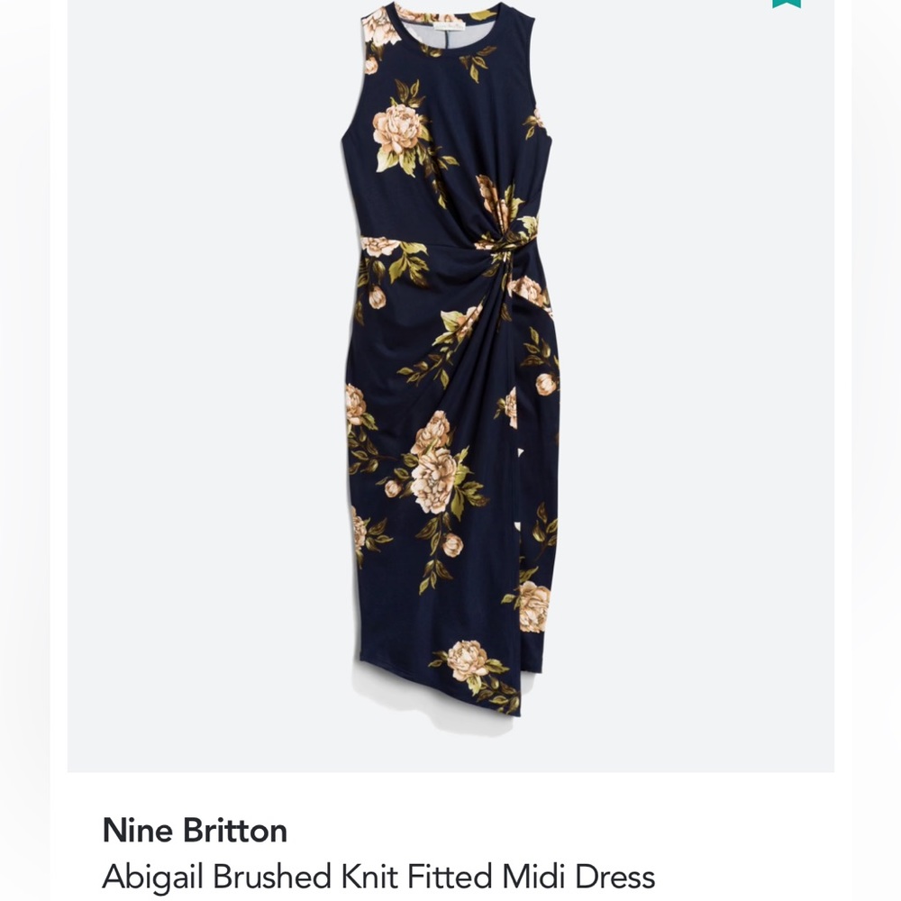 Stitch Fix fitted midi dress